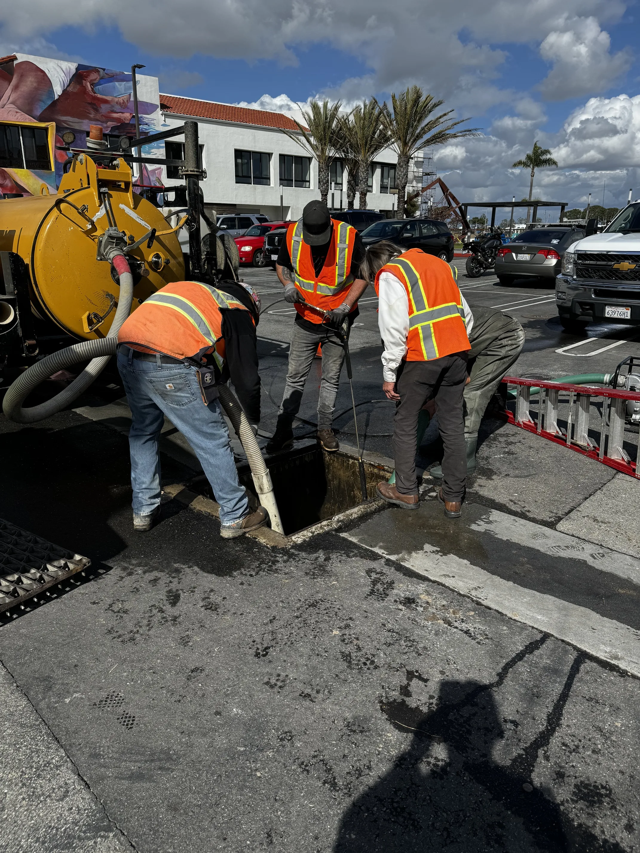 Cast iron pipe system inspection