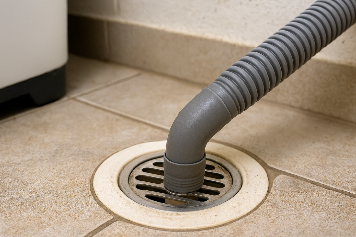 Cleaning washing machine drain