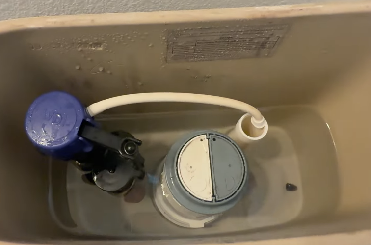 Tower toilet flush valve