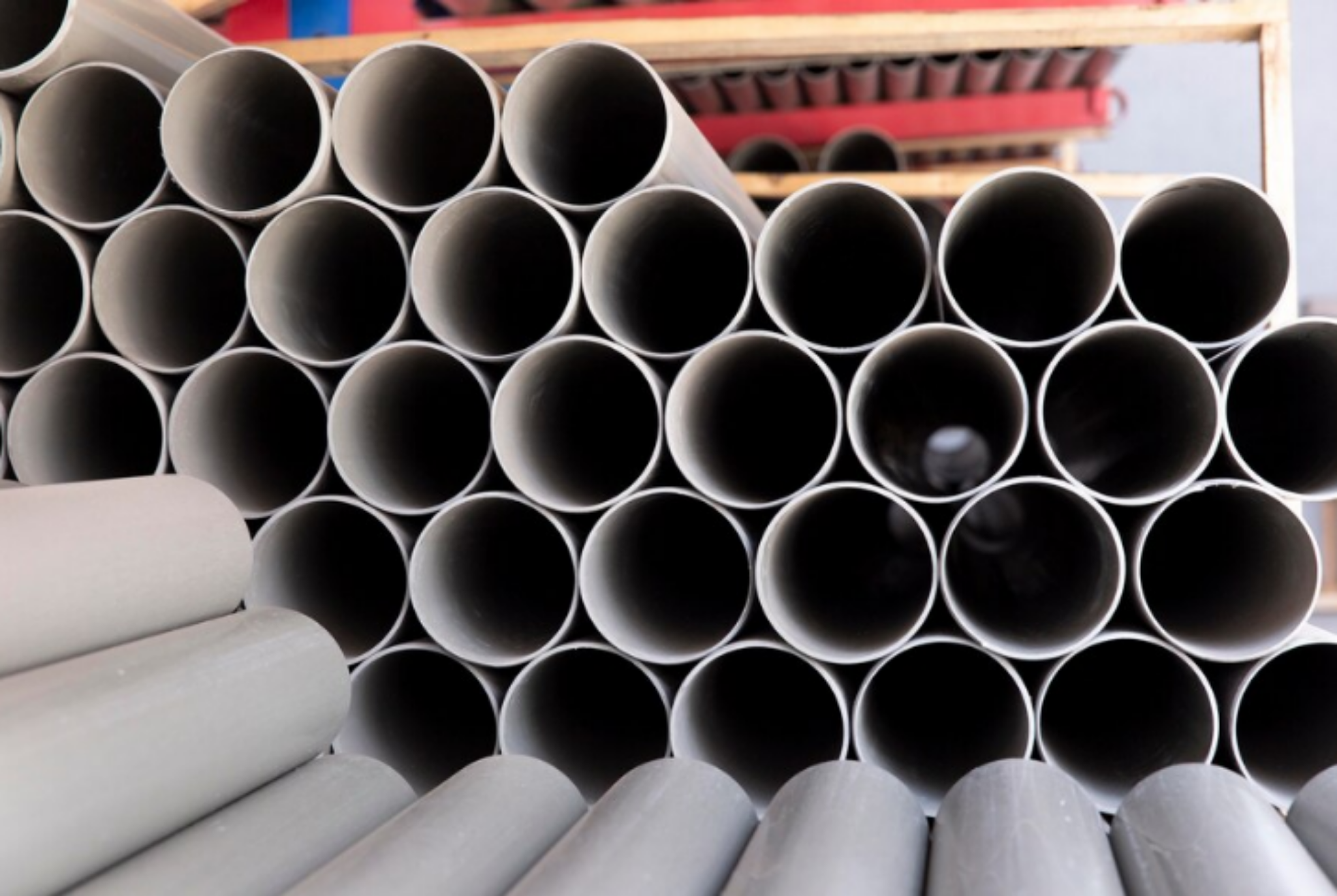 cast iron pipes