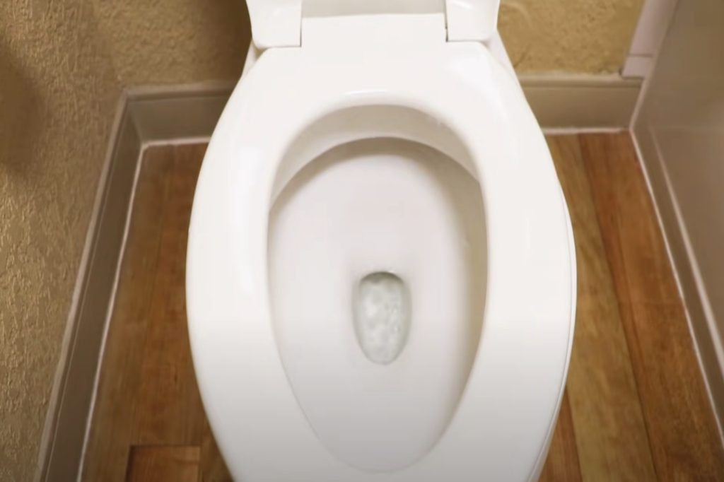 slow flushing toilet