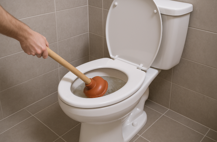 Frequent toilet clogs