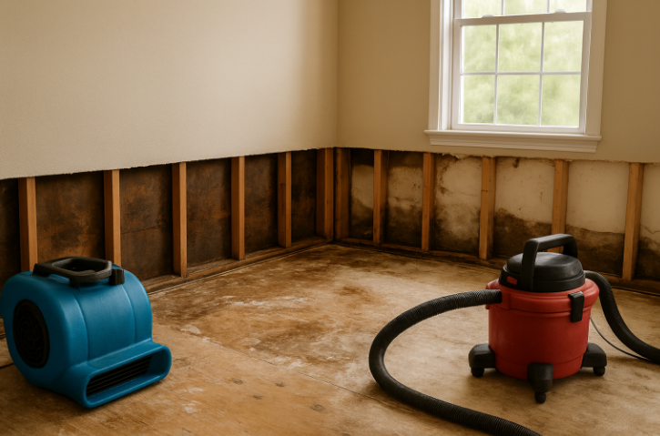 Removing standing water