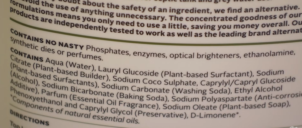 Soaps and detergents to use with greeywater system